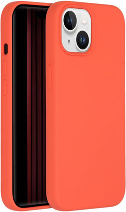 Accezz iPhone 15 - Liquid Silicone Backcover - MagSafe - Oranje