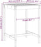 vidaXL Tuintafel 82,5x82,5x110 cm massief grenenhout
