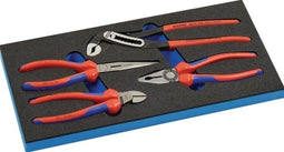 Gereedschapsmodule | 4-delig 1/3-module | set tangen | Knipex tangenset | 1 stuk - S4000871292