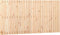 vidaXL - Wandhoofdbord - 166x3x90 - cm - massief - grenenhout