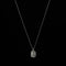 Laura Ferini Dames Ketting Faccina - Halsketting - 18K Wit Verguld - Zilver (1 stuk)