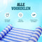 Travelly - Luxe Waterhangmat - Comfortabel drijven - Blauw