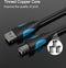 Vention - Printer Kabel USB 2.0 A Male naar USB B Male - 8 meter - Zwart