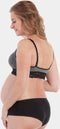 MAGIC Bodyfashion Mama Nursing Bra Lace - Beugelloze beha - Uitneembare pads - Zwart/Grijs