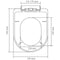 vidaXL - Toiletbrillen - met - soft-close - deksels - 2 - st - kunststof - wit