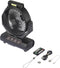 Sygonix Accuventilator 4.6 W (Ø) 205 mm Zwart