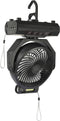 Sygonix Accuventilator 4.6 W (Ø) 205 mm Zwart