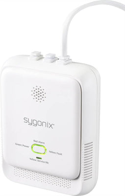 Sygonix Gasmelder Met app-besturing werkt op het lichtnet Detectie van Methaan