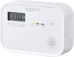 Sygonix Koolmonoxidemelder Met interne sensor werkt op batterijen Detectie van Koolmonoxide