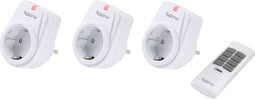 Sygonix RSL Stopcontactset Tussenstekker Schakelvermogen (max.) 1000 W Bereik max. (in het vrije veld) 30 m