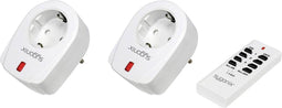 Sygonix RSL Stopcontactset Tussenstekker Schakelvermogen (max.) 2000 W Bereik max. (in het vrije veld) 30 m