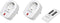 Sygonix RSL Stopcontactset Tussenstekker Schakelvermogen (max.) 2000 W Bereik max. (in het vrije veld) 30 m