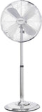 Sygonix Staande ventilator 50 W (b x h) 44.5 cm x 120 cm Zilver