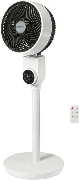 Sygonix Staande ventilator 50 W (Ø x h) 250 mm x 880 mm Wit