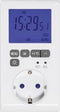 Sygonix Stopcontact-schakelklok Digitaal Weekprogramma 3680 W IP20 Countdown-functie, Timer-functie