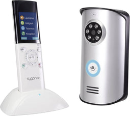 Sygonix SY-3396994 Complete set voor Video-deurintercom Radiografisch Zilver, Wit, Zwart