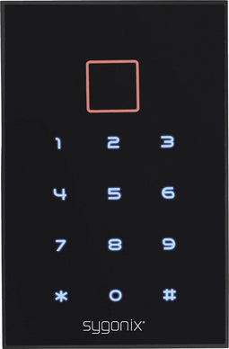 Sygonix SY-3435062 Codeslot Oppervlakmontage 12 V/DC IP66 Met verlicht toetsenbord, Met touchscreen