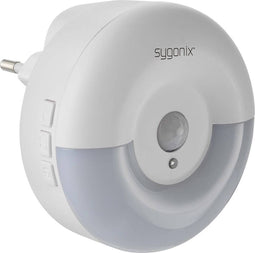Sygonix SY-4510762 Complete set voor Draadloze deurbel Batterijloos, Met flitslicht, Met bewegingsmelder, Met naambord, Met automatische nachtlamp