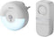 Sygonix SY-4510762 Complete set voor Draadloze deurbel Batterijloos, Met flitslicht, Met bewegingsmelder, Met naambord, Met automatische nachtlamp