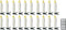 Sygonix SY-4531628 Kerstboomverlichting Binnen werkt op batterijen Aantal lampen 20 LED Warmwit
