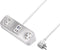 Sygonix SY-4538256 Stekkerdoos 2-voudig Wit Randaarde stekker 1 stuk(s)