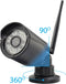 Sygonix SY-4548736 Draadloze-Beveiligingscamera Kit 4-kanaals met 1 Camera 1280 x 720 Pixel 2.4GHz