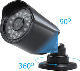 Sygonix SY-4600588 AHD-Bewakingscameraset 2-kanaals Met 2 camera's 1280 x 720 Pixel