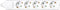 Sygonix SY-4744418 Stekkerdoos 5-voudig Wit 1 stuk(s)