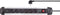 Sygonix SY-4755604 Overspanningsveilige stekkerdoos Zilver, Zwart 1 stuk(s)