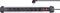 Sygonix SY-4755606 Overspanningsveilige stekkerdoos Zilver, Zwart 1 stuk(s)