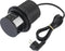 Sygonix SY-4780156 stopcontacttoren zwart, zilver beschermingscontact 1 stuk.