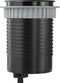 Sygonix SY-4780160 Stopcontact (onderbouw) Met USB, Kinderbeveiliging, Met USB-C Zwart
