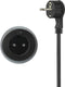 Sygonix SY-4780160 Stopcontact (onderbouw) Met USB, Kinderbeveiliging, Met USB-C Zwart