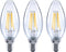 Sygonix SY-4945174 LED-lamp Energielabel E (A - G) E14 Kaars 4 W = 40 W Warmwit (Ø x h) 35 mm x 100 mm 3 stuk(s)