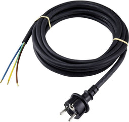 Sygonix SY-5043462 Aansluitkabel Stroom Zwart 4.50 m