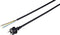 Sygonix SY-5043462 Aansluitkabel Stroom Zwart 4.50 m