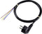 Sygonix SY-5043466 Stroom Aansluitkabel Zwart 5.00 m