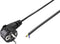 Sygonix SY-5044220 Stroom Aansluitkabel Zwart 1.50 m