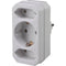 Sygonix SY-5044474 1 stuks Stopcontactsplitter Wit