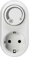 Sygonix SY-5045290 Dimadapter Geschikt voor lampen: Gloeilamp, Halogeenlamp, LED-lamp Wit