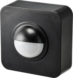 Sygonix SY-5046552 PIR-bewegingsmelder Opbouw (op muur) 120 ° Zwart IP65