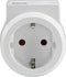 Sygonix SY-5175766 Tussenstekker Met USB 2-polig Wit