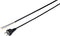 Sygonix SY-5178370 Aansluitkabel Stroom Zwart 3 m