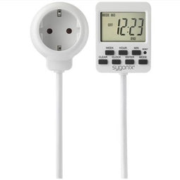 Sygonix SY-5178380 Schakelklok Digitaal Weekprogramma 3500 W Countdown-functie, Continubedrijf, Programmeerfunctie, Toevalsfunctie, Timer-functie