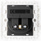 Sygonix SY-5238674 Stopcontact (onderbouw) Power Delivery, Kinderbeveiliging, Met USB-C Wit