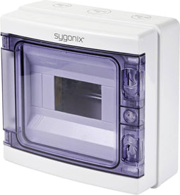 Sygonix SY-5491852 Kleine verdeelkast Opbouw (op muur) Aantal groepen: 8 Aantal rijen: 1 Inhoud: 1 stuk(s)