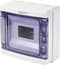 Sygonix SY-5491852 Kleine verdeelkast Opbouw (op muur) Aantal groepen: 8 Aantal rijen: 1 Inhoud: 1 stuk(s)