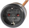 Sygonix SY-5597568 Stroom Verlengkabel 16 A Zwart, Oranje 5 m H05VV-F 3G 1,5 mm² Afsluitbaar