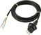 Sygonix SY-5768436 Stroom Netkabel Zwart 5 m Weerbestendig