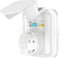 Sygonix SY-5775152 1-voudig Aardlekcontact (onderbouw) Kinderbeveiliging IP44 Wit